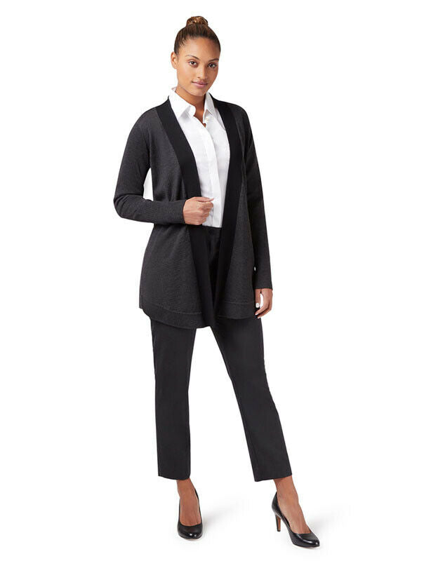 NNT Womens Pure Wool Knit Long Lined Jacket Formal Body Warmer Business CAT5B2-Collins Clothing Co