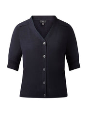 NNT Womens Wool Rich Short Sleeve Rib Trim Cardigan Business Body Warmer CAT5BJ-Collins Clothing Co