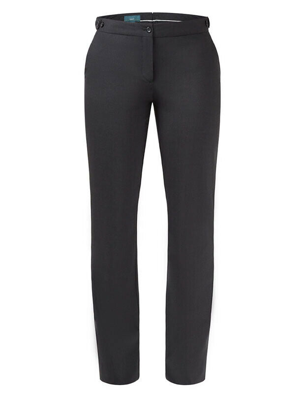 NNT Women Stretch Wool Blend Tab Formal Pants Straight Leg Business Pant CAT3CU-Collins Clothing Co