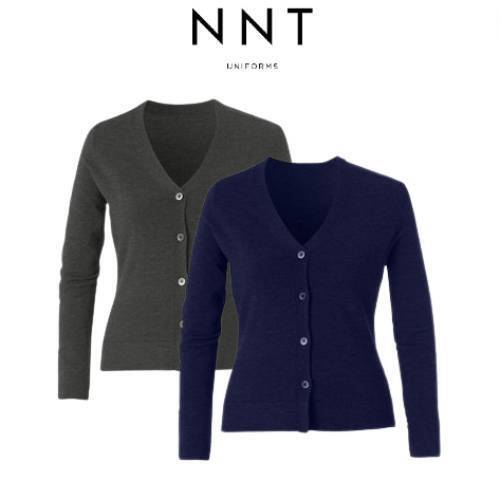 NNT Womens Pure Wool V-Neck Button Up Cardigan Classic Fit CAT518
