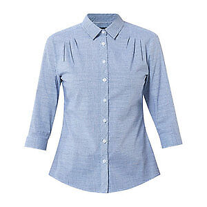 NNT Mens Stretch Cotton Blend 3/4 Sleeve Top Collared Button Shirt CAT9XV