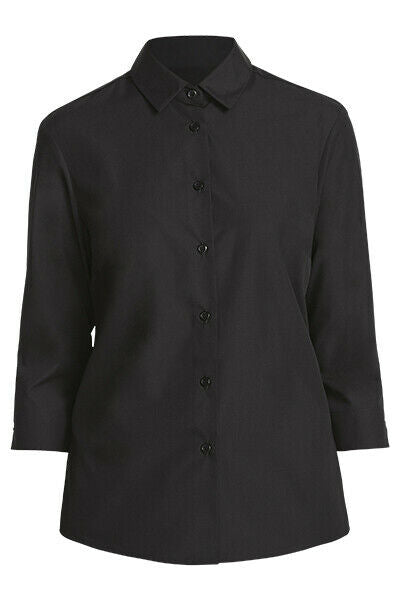 NNT Womens 3/4 Sleeve Shirt Formal Classic Slimline Collar Business Shirt CATU88-Collins Clothing Co
