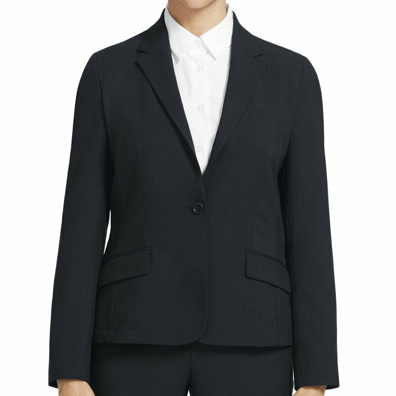 NNT Womens Helix Dry Poly 1 Button Mid Length Long Sleeve Business Jacket CAT1E4-Collins Clothing Co