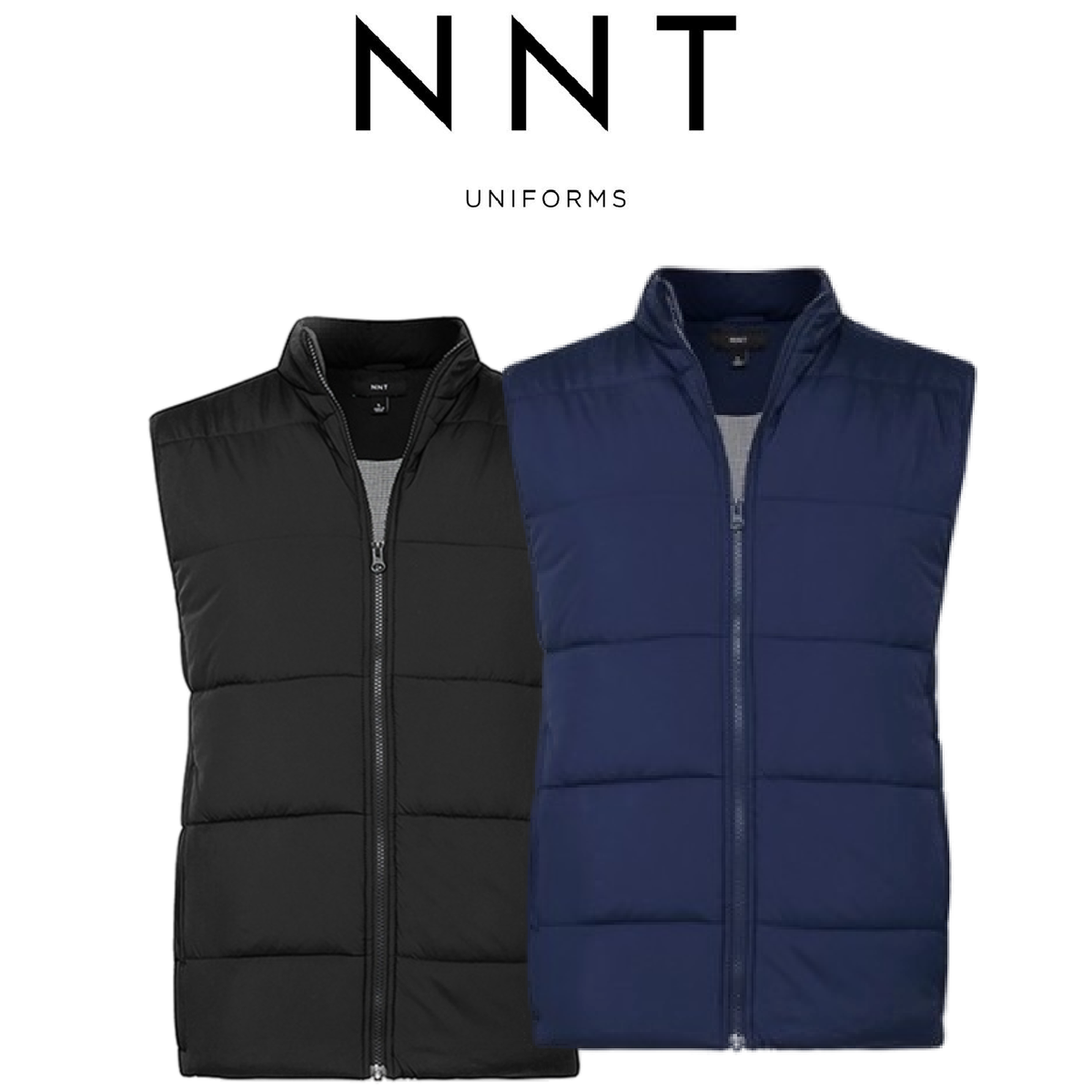 NNT Mens Puffer Jacket Zip Neck Winter Warm Comfy Sleeveless Vest CATF2A