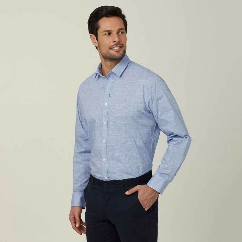 NNT Mens Avignon Abstract Stripe Long Sleeve Shirt Casual Fit Business CATJDC-Collins Clothing Co