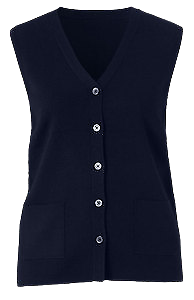 NNT Womens Wool Rich V Neck Vest Classic Ribbed Trim Vest CAT51D-Collins Clothing Co