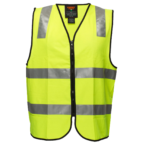 Portwest First Aid Zip Vest D/N Lightweight Reflective Tape Work Safety MZ103