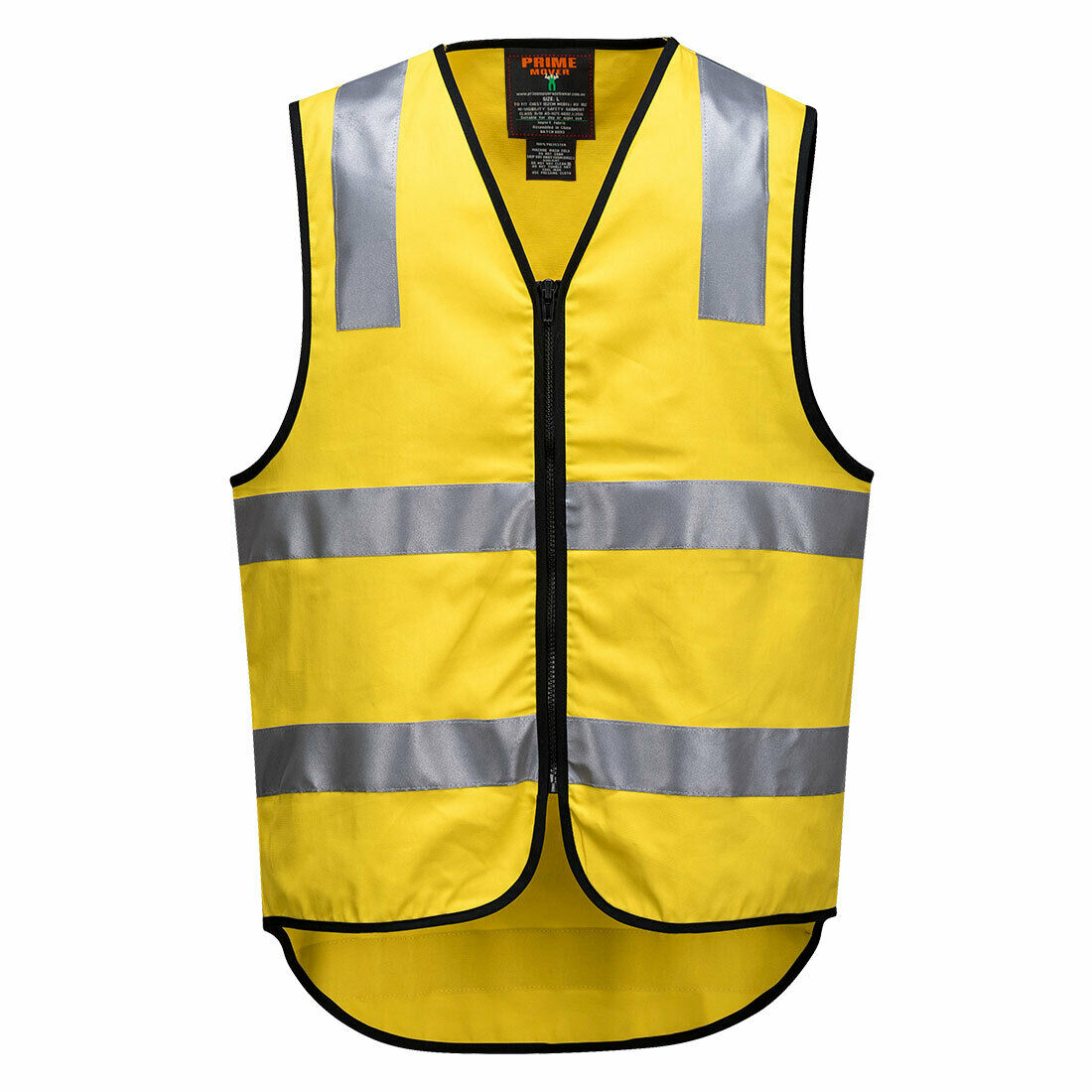 Portwest Mens Hi-Vis 100% Cotton Day Or Night Vest Reflective Lightweight MW338-Collins Clothing Co
