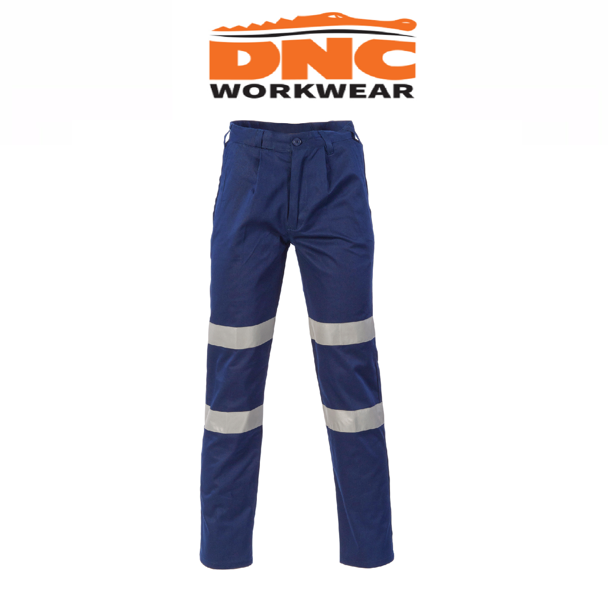 DNC Workwear Mens Middle Weight Double hoops Taped Pants Work Pants 3354
