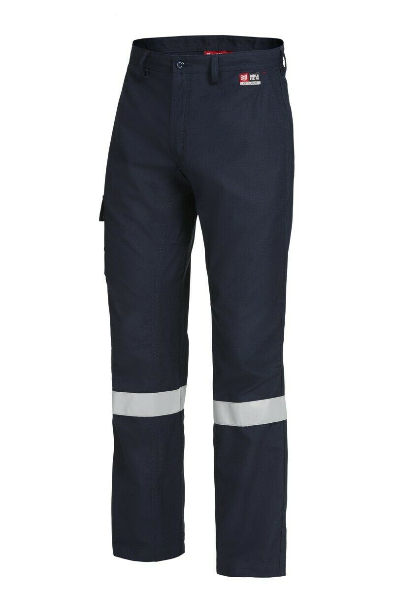 Mens Hard Yakka Workwear Pants Sheildtec Fire Resistant Cargo Tape Safety Y02525-Collins Clothing Co