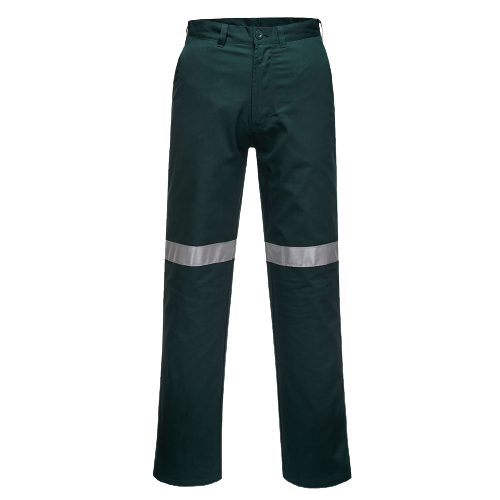 Portwest Straight Leg Pants with Tape Lightweight Reflective Tape MW705-Collins Clothing Co