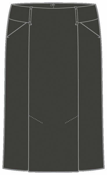 NNT Womens P/V Stretch Pleat Formal Skirt Contour Waistband Business CAT26A-Collins Clothing Co
