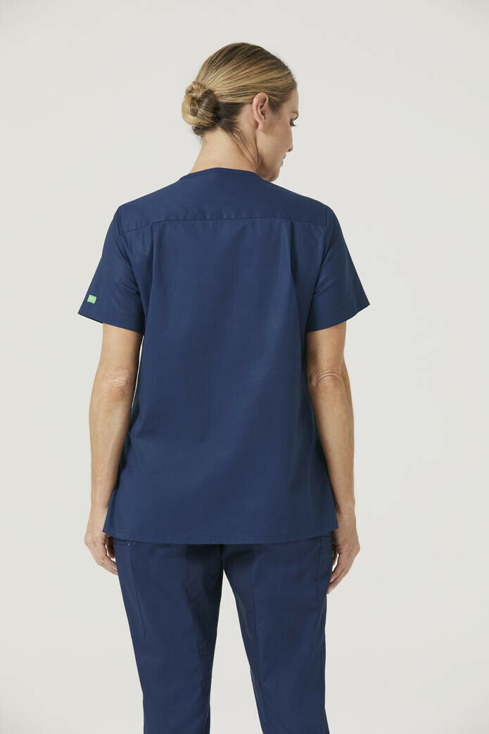 NNT Womens Maternity V Neck Scrub Top Curved Hemline Nurse Work Uniform CATUG3-Collins Clothing Co