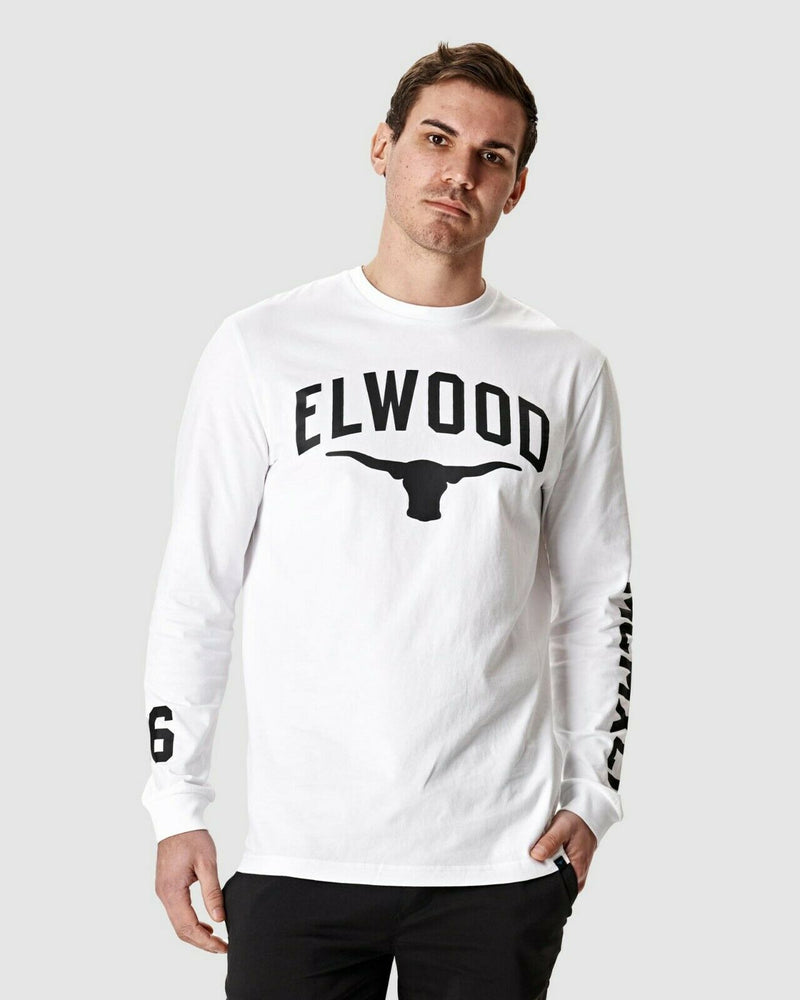 Elwood Mens  Workwear 96 Long Sleeve Tee Work Casual Comfortable T Shirt  EWD830-Collins Clothing Co