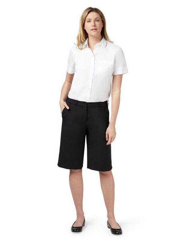 NNT Womens Helix Dry Poly Elastic Waist Shorts Waist Band Button Short CAT3NX-Collins Clothing Co