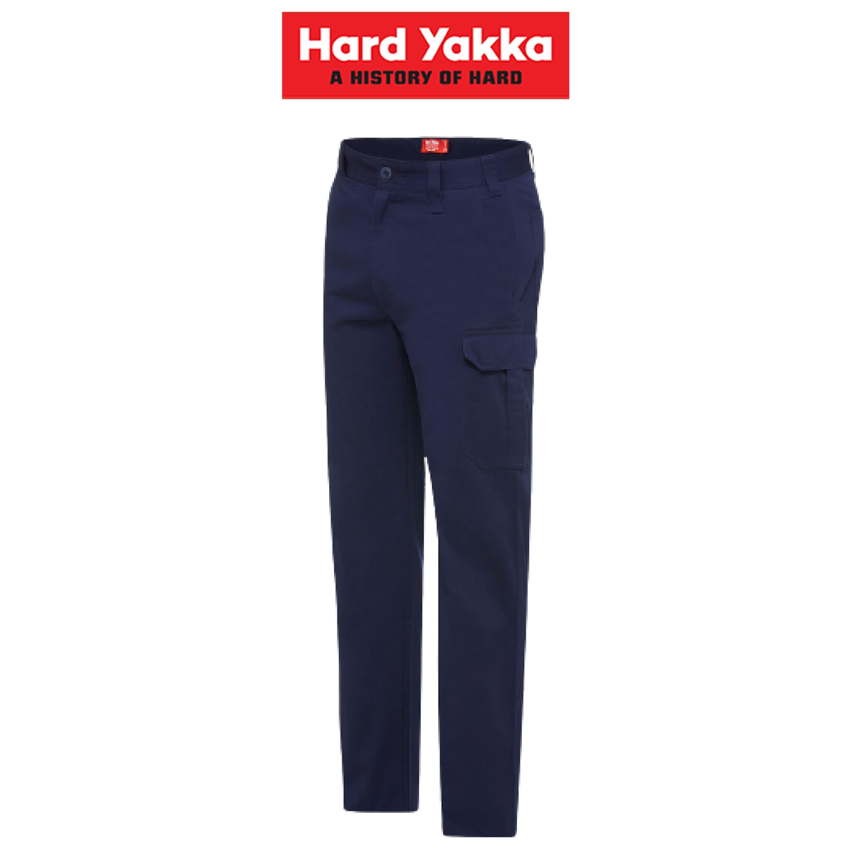 Hard Yakka Womens Cargo Relaxed Work Safety Cotton Drill Pants Comfort Y08381