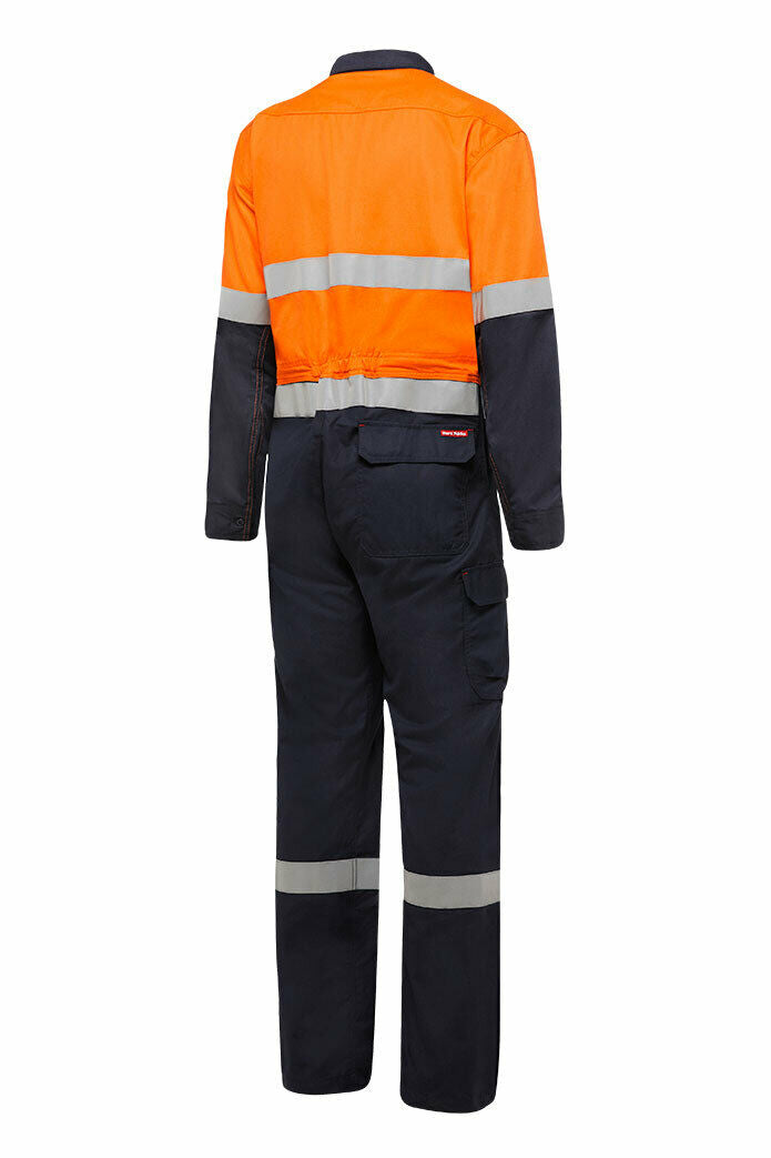 Hard Yakka Safety SheildTec Fire Resistant Coverall Overall Taped Hi-Vis Y00055-Collins Clothing Co