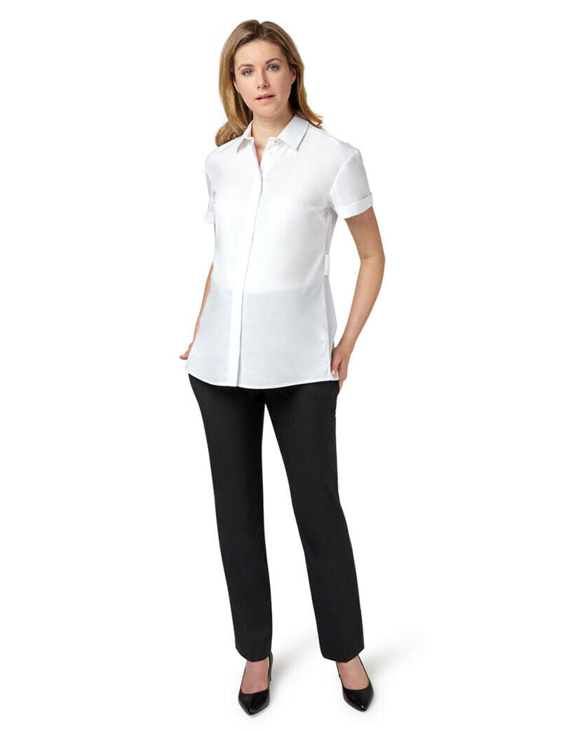 NNT Womens Formal Stretch Maternity Pants Flexible Twill Straight Pant CAT3J0-Collins Clothing Co