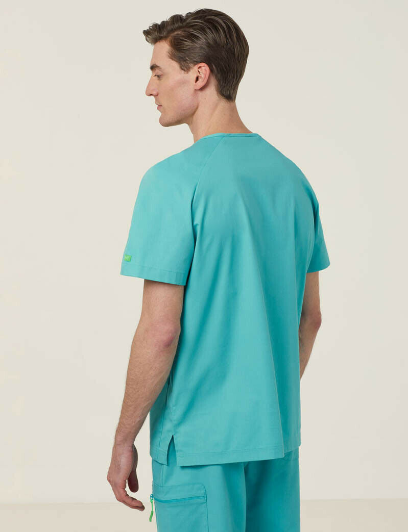 NNT Uniform Mens Next Gen Anti Bacterial Carl Scrub Top V-neck Nurse Work CATRFV-Collins Clothing Co