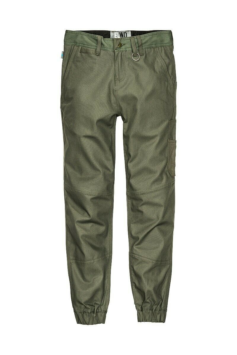 Elwood Women Cuffed Pant Stretch Canvas Elastic Cuff Comfortable Workwear EWD503-Collins Clothing Co