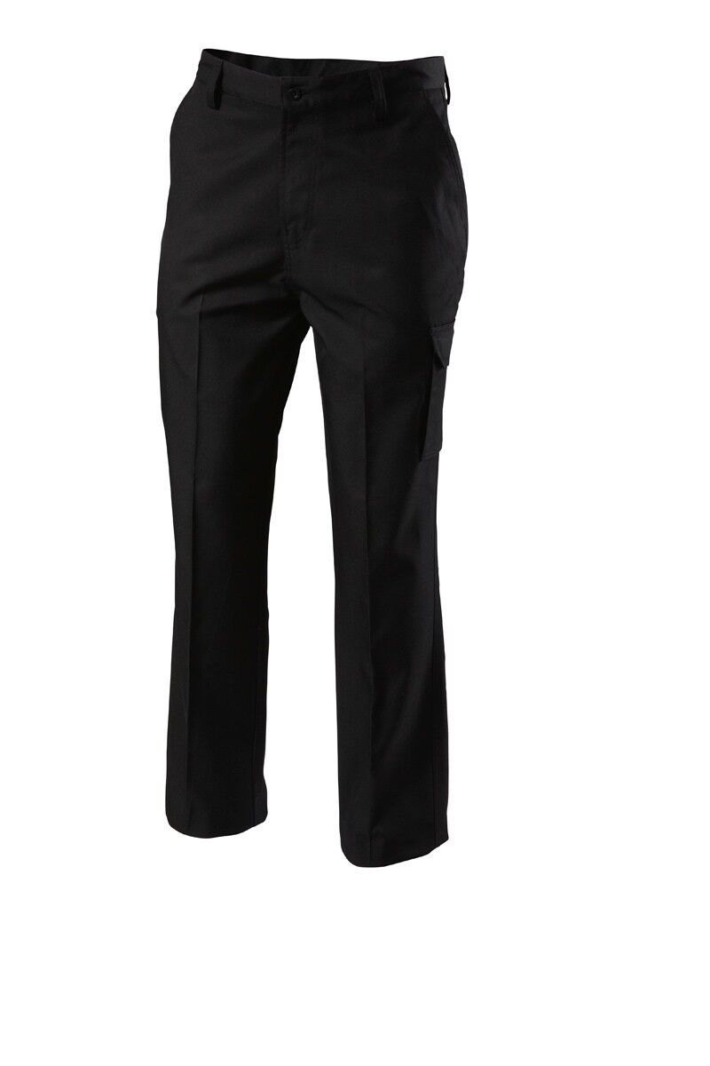 Mens Hard Yakka Cargo Workwear Pants Black Midnight Blue Safety Y02590-Collins Clothing Co