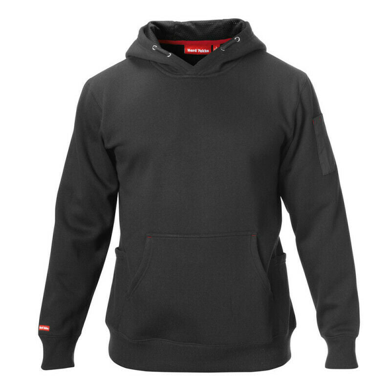 Hard Yakka Brushed Fleece Hoodie Jumper Winter Workwear Safety Work Y19326-Collins Clothing Co