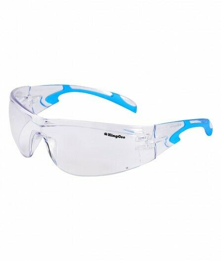 KingGee Unisex Drill Clear Work Safety Glasses Workwear Smoke Lens K99063