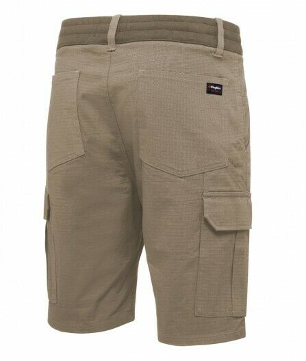KingGee Shorts Mens Rib Comfort Waist Short Comfort Cargo Stretch Ripstop K17007-Collins Clothing Co