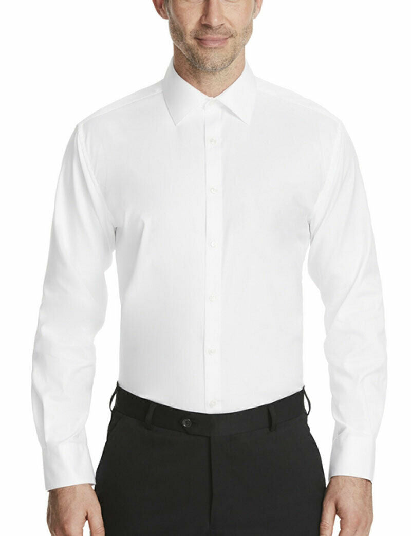 NNT Mens Long Sleeve Honeycomb Cutaway Collar Classic Shirt Business CATJ2S-Collins Clothing Co