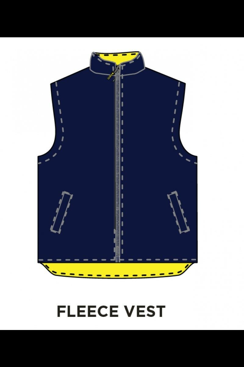 Mens Hard Yakka Foundations Hi-Vis Six 6 Way Jacket Reflective Tape Work Y06556-Collins Clothing Co