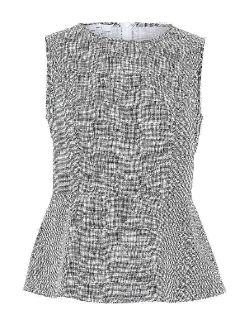 NNT Womens Avignon Abstract Sleeveless Shell Top Flattering Waist Comfort CATUK9-Collins Clothing Co