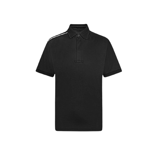Portwest KX3 Polo Shirt Breathable Ribb Collar Black Short Sleeve Shirt T820