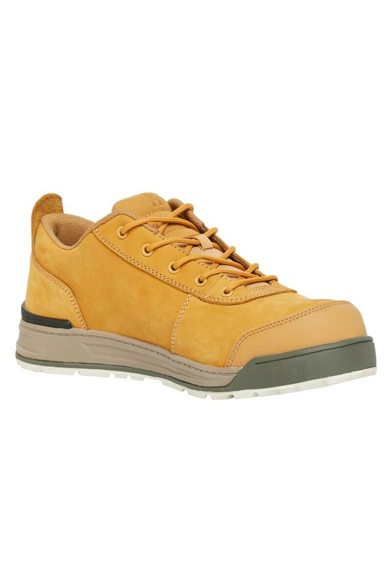 Hard Yakka Mens 3056 Lo Durable Shoes Safety Work Toe Leather Protector Y60113