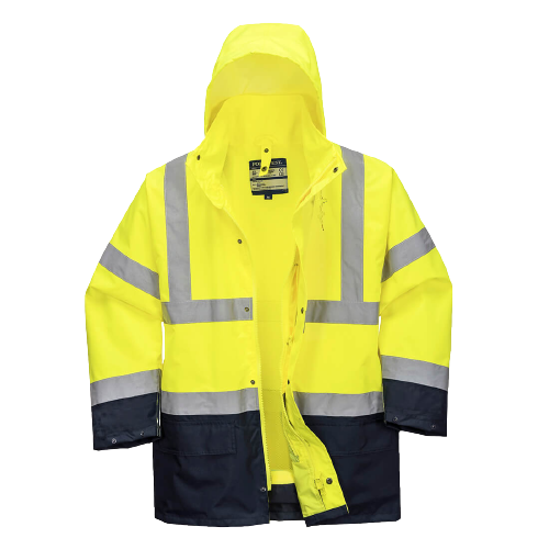 Portwest Essential 5-in-1 Two-Tone Jacket Reflective Taped Work Safety S766-Collins Clothing Co