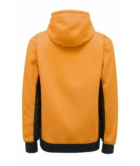 KingGee Mens Hi Vis Pull Over Hoodie Fleece Drawstring Work Safe Safety K55033-Collins Clothing Co