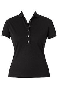 NNT Womens Discontinued Cool Plus Deep Placket Polo Fitted Business Shirt CAT452-Collins Clothing Co