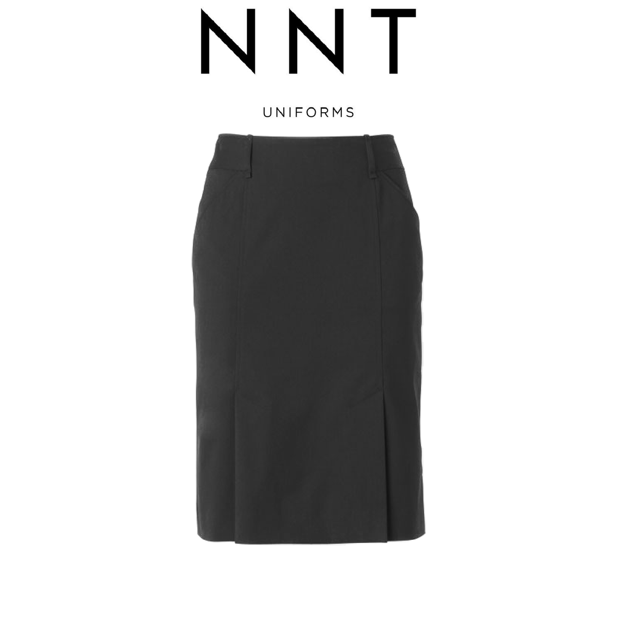 NNT Womens P/V Stretch Pleat Formal Skirt Contour Waistband Business CAT26A