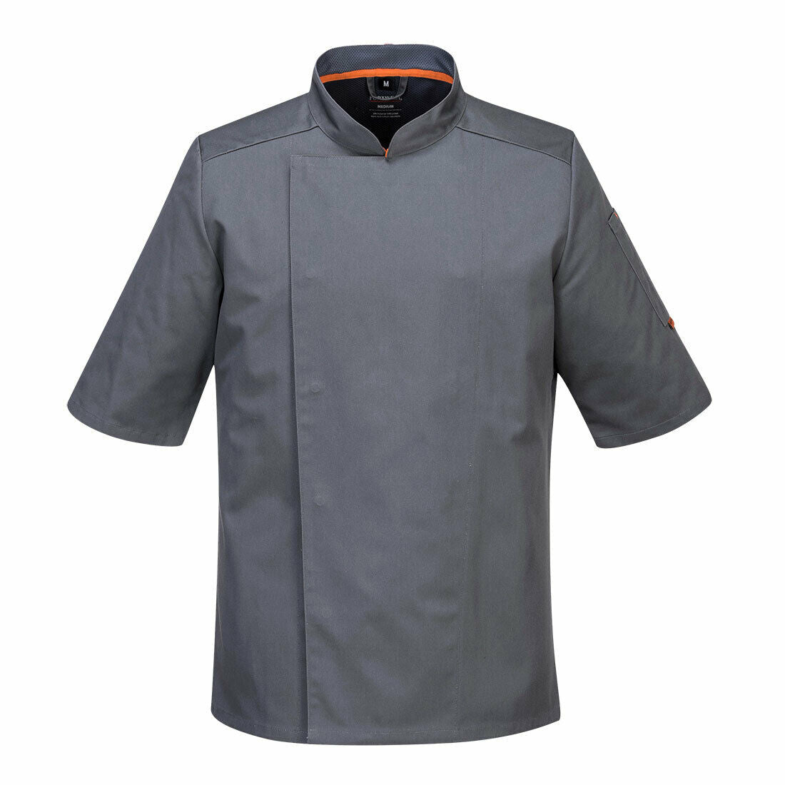Portwest Mens MeshAir Pro Chefs Jacket S/S Slim Fit Apron Durable Comfy C738