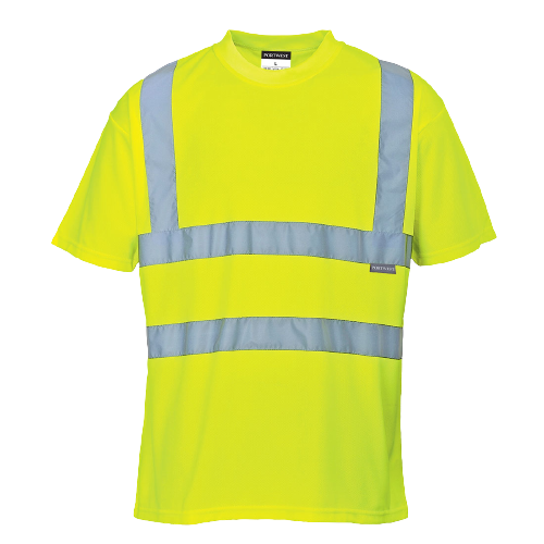 Portwest Hi-Vis T-Shirt 2 Tone Lightweight Reflective Tape Work Safety S478-Collins Clothing Co