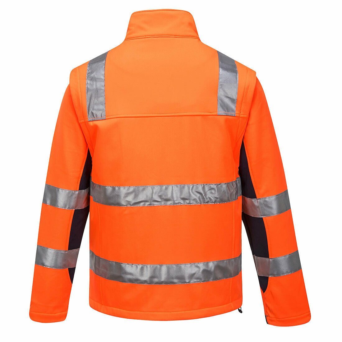 Portwest Mens Huski Chassis Jacket Softshell 2 in 1 Reflective Safety Tape K8074-Collins Clothing Co