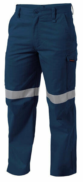 KingGee Mens Reflective WorkCool Pants Triple Stitching Taped Work Safety K53800-Collins Clothing Co