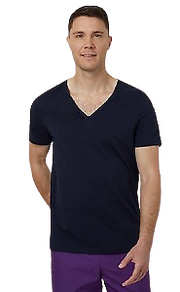 NNT Mens Harris Anti Bac Base Layer Short Sleeve Tee Slim Fit V Neckline CATJET-Collins Clothing Co