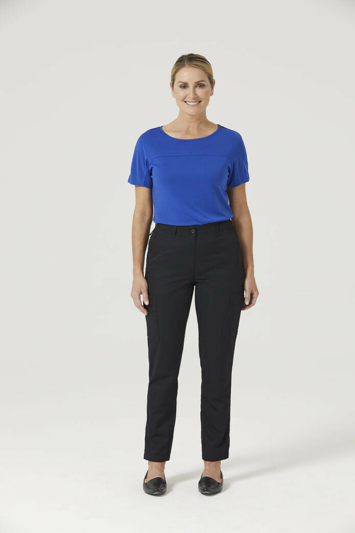 NNT Womens P/V Gaberdine Slim Leg Formal Pant Cargo Work Business Pants CAT3T7-Collins Clothing Co