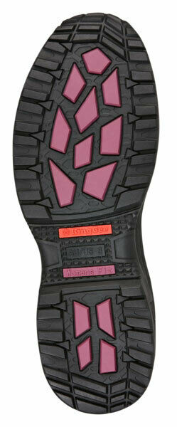 KingGee Womens Tradies Elastic Work Safety Boots Leather Oxford Fabric K27390-Collins Clothing Co