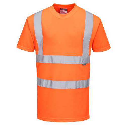 Portwest Hi-Vis T-Shirt Breathable Reflective 2 Tone Casual Work Shirt RT23