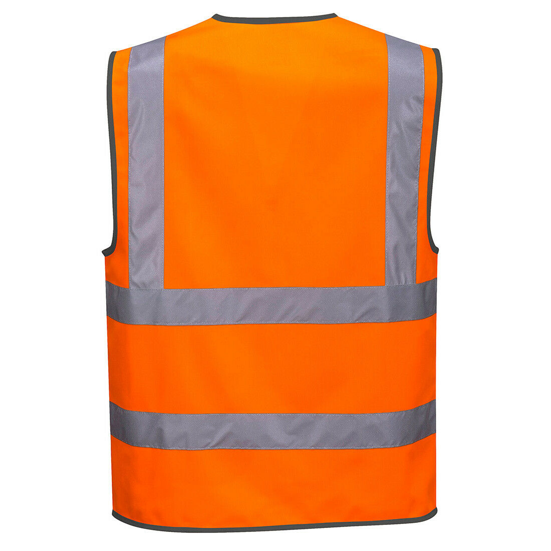 Portwest Mens Hi-Vis Zipped Band & Brace Vest Lightweight Taped Safety Work C375-Collins Clothing Co