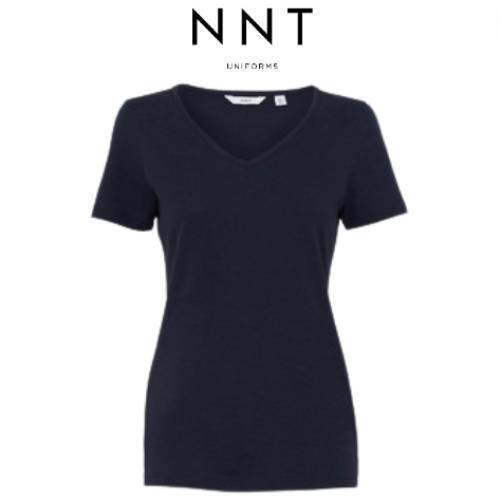 NNT Womens Vine Ani Bac Base Layer Short Sleeve Tee V Neck Shirt CATUMJ
