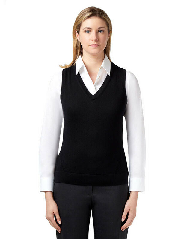 NNT Womens Pure Wool Formal Vest Classic Fit Fully Business Body Warmer CAT5AQ-Collins Clothing Co