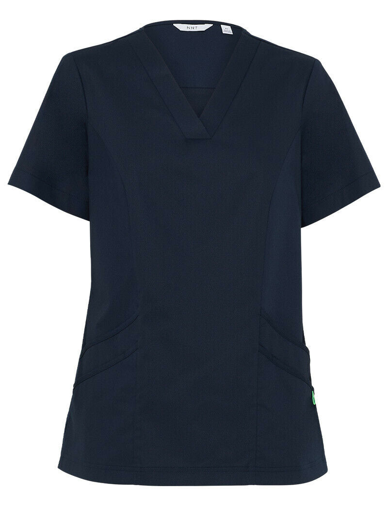 NNT Uniform Womens Next Gen Antibacterial Florence Scrub Top V Neck Nurse CATULM-Collins Clothing Co