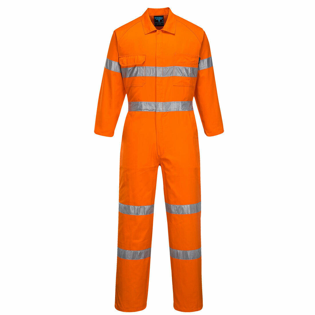 Portwest Mens Lightweight Orange Reinforced Coverall Taped Overalls Cotton MA922-Collins Clothing Co